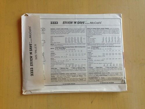1980's M2 McCall's Sewing Pattern, Uncut, Choose Your Style - Picture 9 of 43