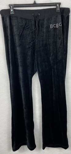BCBG Maxazria Sweatpants Black Womens 