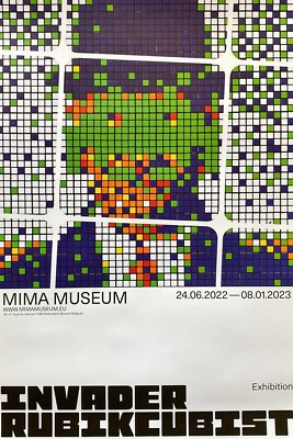 INVADER RUBIKCUBIST ポスター INVADER RUBIKCUBIST ポスター