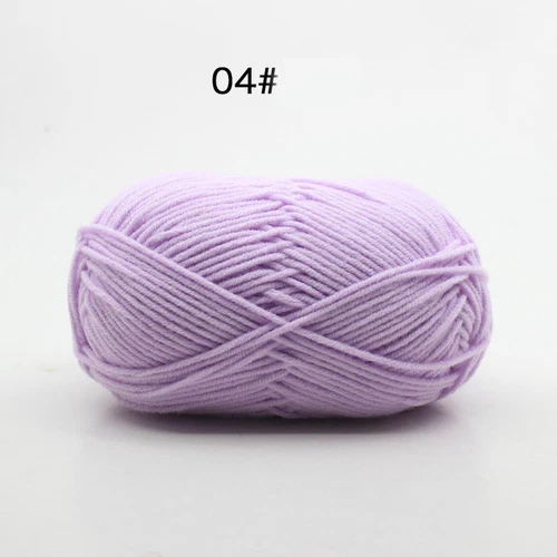 62 Colors Milk Cotton Skeins Hand Knitting Wool Baby Crochet Chunky Yarn 50g - Picture 16 of 87