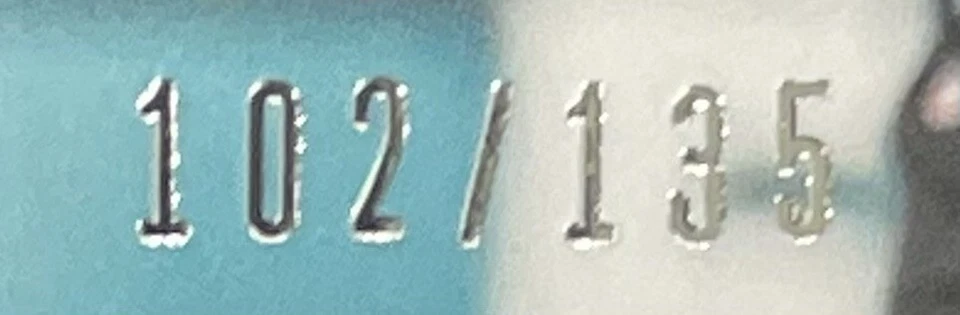 2019 Panini Unparalleled Cubic Refractor Prizm Zach Ertz #’d /135 - Image 3 of 3