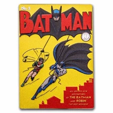 2023 New Zealand Mint DC Comics Batman #1 Comix 2 oz Silver Colorized Proof Coin