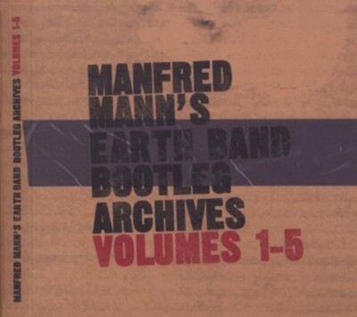 MANFRED 'S EARTH BAND MANN - BOOTLEG ARCHIVES VOL.1-5 5 CD NEW!