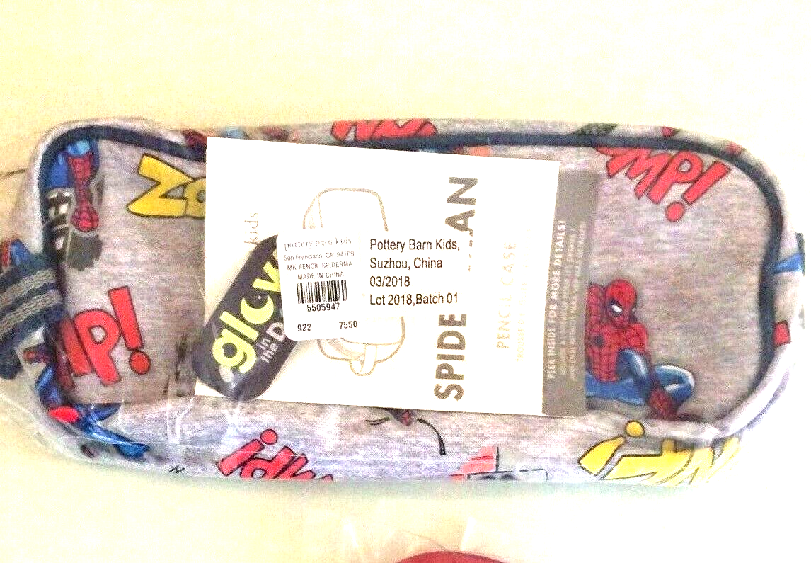 PONY CUSTODIA PORTAMATITE scuola ceramica fienile Marvel Disney Spiderman Avengers regalo.