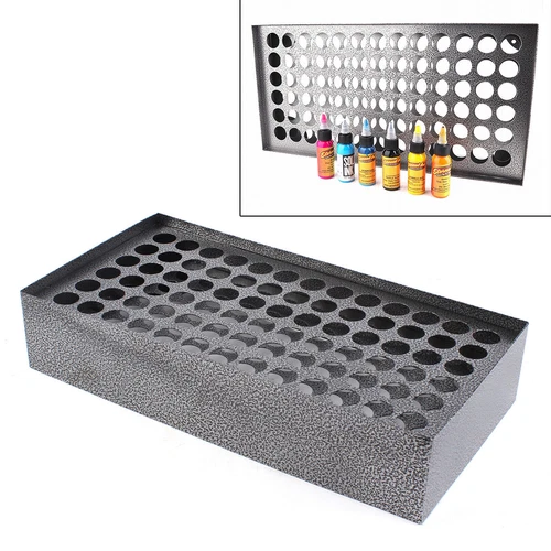 78 Holes Tattoo Bottle Rack Tattoo Ink Rack Display Holder Stand Organizer Rack - product listing photo