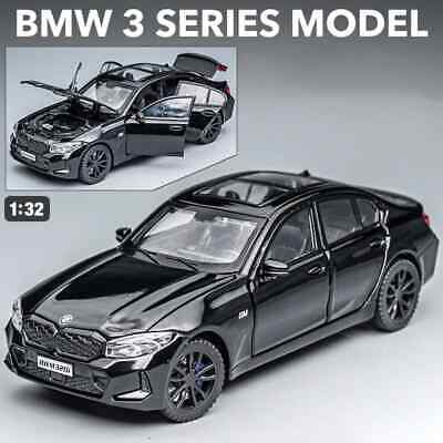 BMW 3 Series 組み立てフィギュア 1:32 BMW 320i THE 3 G20 Alloy Model Car Toy Diecast Sound