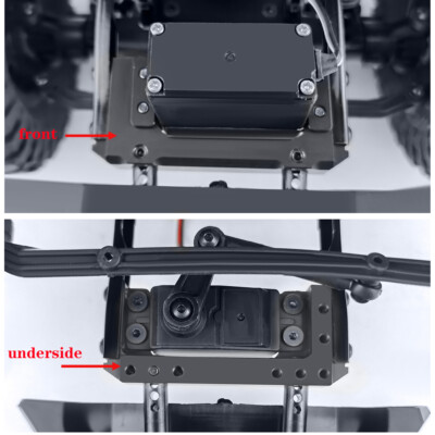 Supporto Base Servo Asse Per 1/10 RC Cingolato Assiale SCX10 II - Foto 14