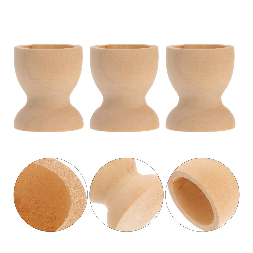 20pcs Eggs Holding Cups Egg Decorating Kit Wooden Egg Cup eBay