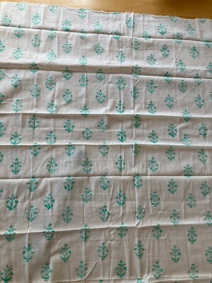 Sheer cotton fabric from India 42'' wide x 1 yard