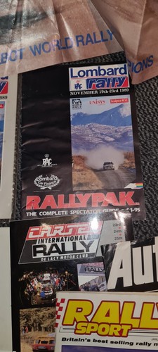 Rally Car Lombard RAC Cartel 1979 -90 programmes & Ephemera & Donnington Folder - Picture 7 of 24