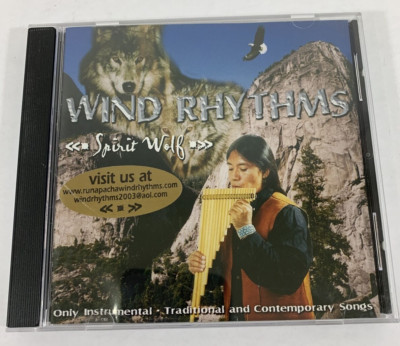 Wind Rhythms  Spirit Wolf - Audio CD - VERY GOOD Native American Music