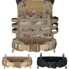 Tactical Battle Heavy Belt Quick Release Adjustable Molle Modular Rigger's Belt