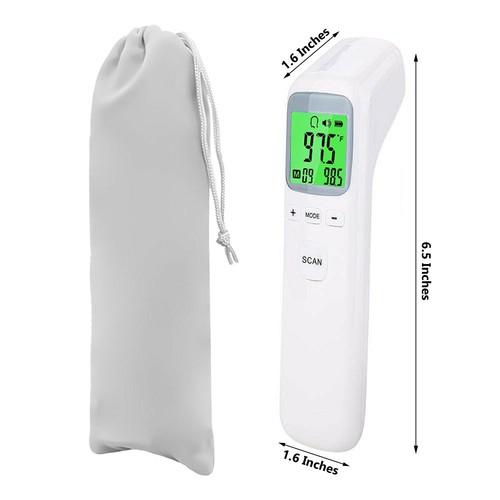 Non-Contact Forehead Thermometer - Infrared Digital Thermometer for Adults Kids - Picture 2 of 8