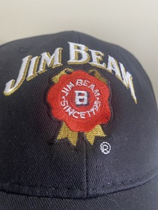 New Jim Beam Bourbon/Wiskey black cap hat promo merchandise 