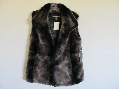Kristen Blake Faux Fur Vest -Lined
