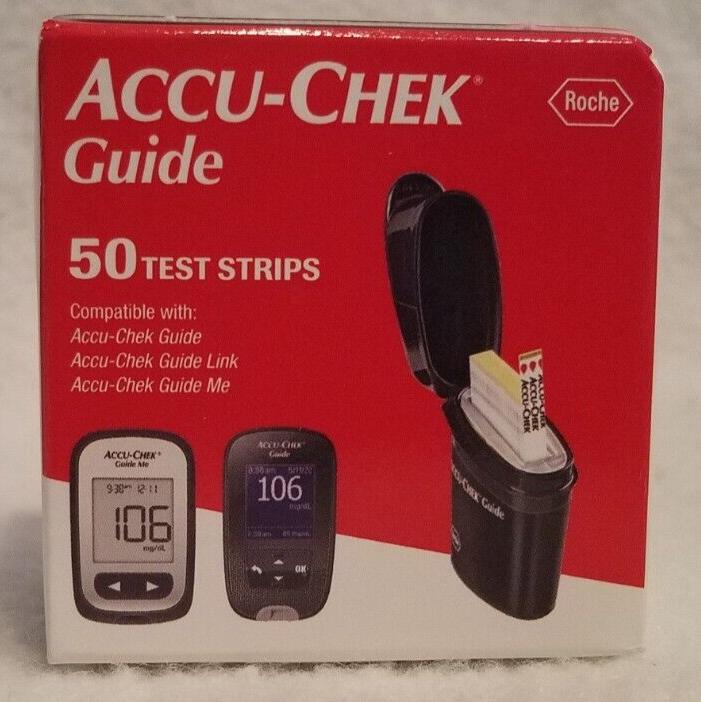 50 ACCUCHEK Guide Diabetic Test Strips expire 10JUL2025 eBay