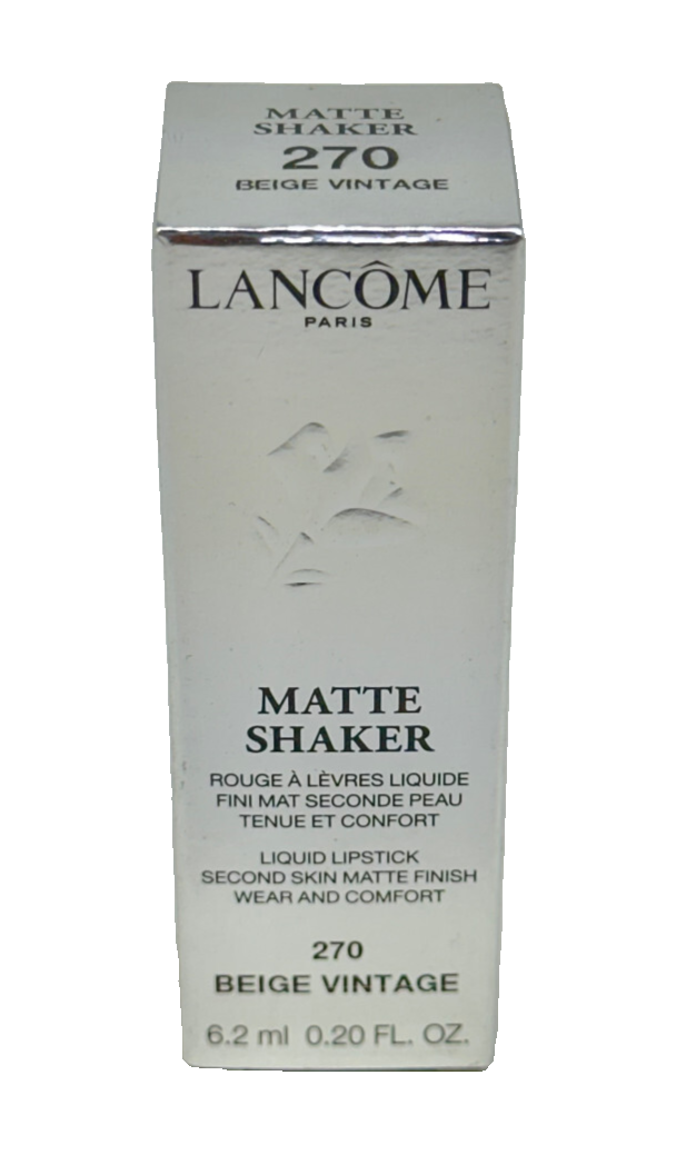 Lancôme Matte Shaker Liquid Lipstick – 270 Beige Vintage – oz ml  TSTR
