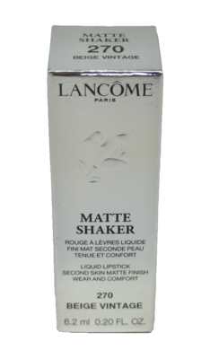 Lancôme Matte Shaker Liquid Lipstick – 270 Beige Vintage – oz ml  TSTR