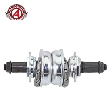 ALTALINE Bicycle Conversion Kit Crank Set Chrome Bottom Bracket Kit 128mm Bike