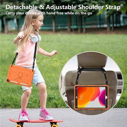 For iPad 7 8 9 10 11th Gen Air Pro 11 2025 Kid Shockproof Strap Stand Case Cover - Picture 39 of 151