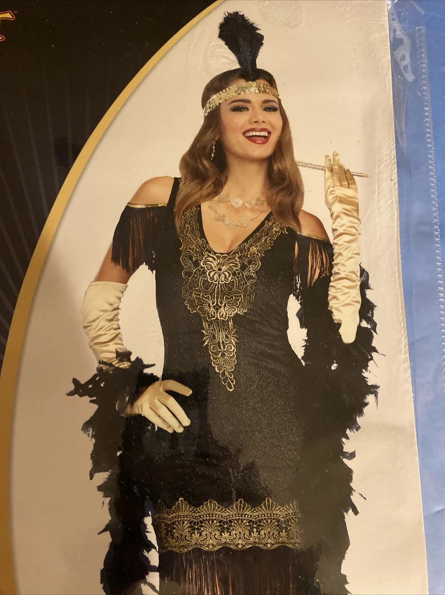 gold flapper dress