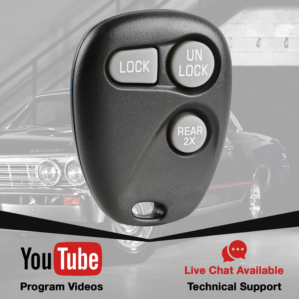 2 For 1996 1997 1998 1999 2000 Chevrolet Tahoe Keyless Car Truck Remote Key Fob Foto 3 de 4