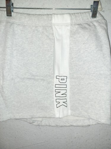 VICTORIA SECRET PINK Shorts Lounge Boyfriend pocket 2XL XL L M logo fleece NWT - Picture 3 of 14