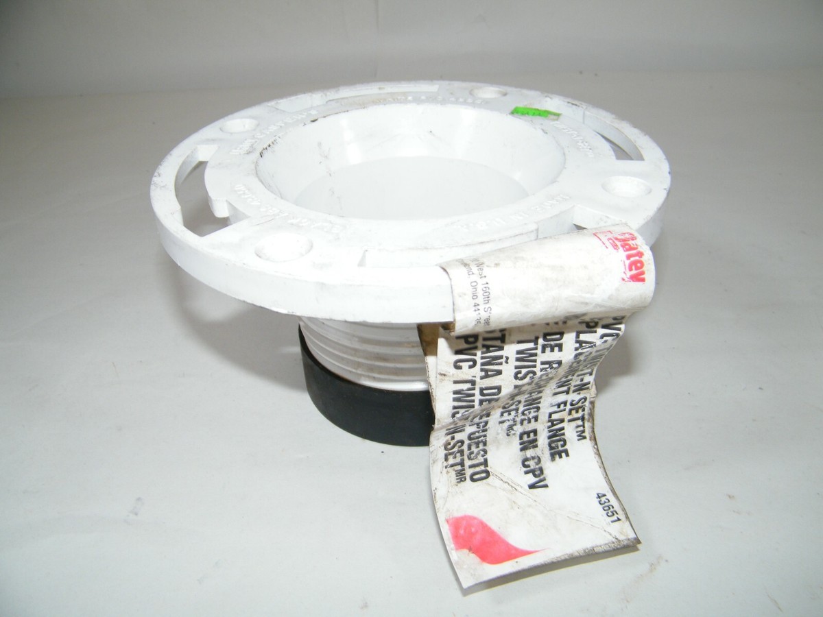 Culvert Pipe Oatey 43650 Twist-N-Set ABS Replacement Closet Flange