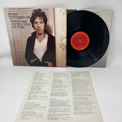 Bruce Springsteen Darkness On The Edge Of Town 1978 LP Santa Maria Press VG+/VG+