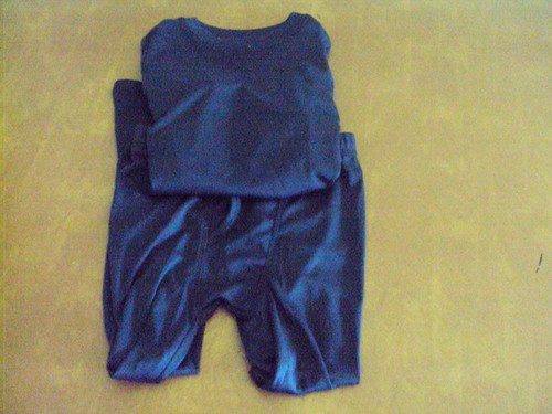Climatesmart Essentials Boys Navy 2Pc Shirt Pant Size XS(4/5) 
