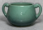 Roseville Pottery Utility Ware 1953 Green Mid Century Modern Open Sugar Bowl 14S