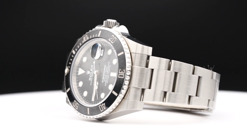 Orologio Uomo Rolex Acciaio 116610 Submariner Quadrante Nero Lunetta Nera - Video 1 di 1