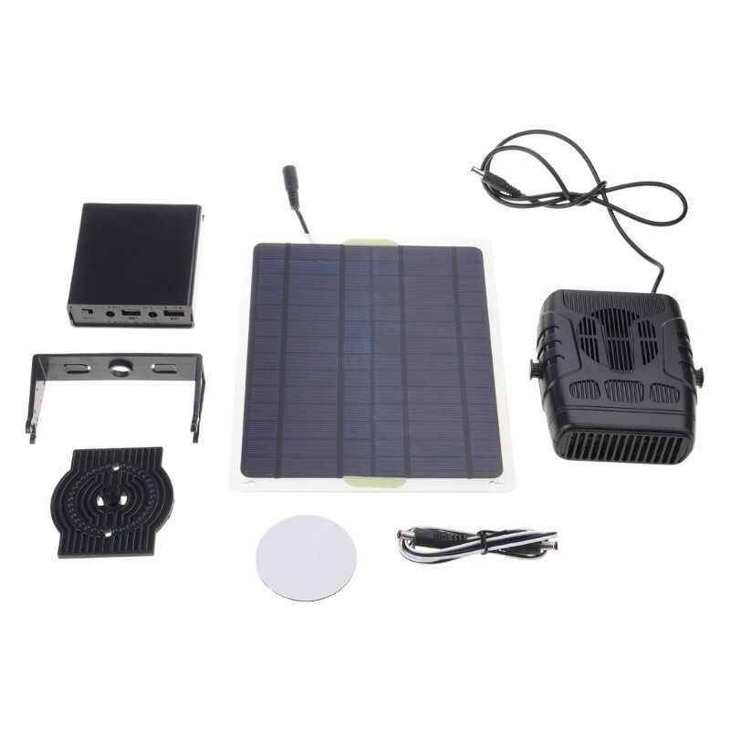 Calentador de panel solar para calentar gallineros y casas para perros 2 ajustes de calor