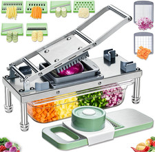 Picador Verduras Acero Inox 8 Cuchillas Corta...