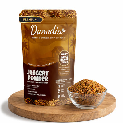 Danodia Foods Jaggery Powder (2 lbs/950G) | Gluten Free, No Anti Caking Agent