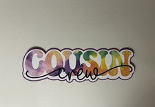Cousin Crew Handmade Scrapbook Title Paper Pieced Die Cut