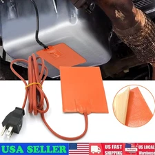 120W Car Engine Oil Pan Sump Tank Heater Plate US Plug Silicone Pot Heating Pad