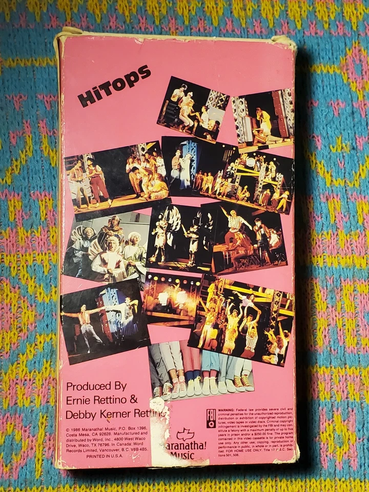 HiTops (VHS, 1986) Live Production of Original Musical RARE 80s Vintage Hi-Tops - Image 2 of 4