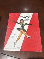 1950 Ice Follies Show Program Vintage Skating 10 Pages Ice Skating