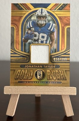 Jonathan Taylor 2023 Panini Gold Standard Gold Rush Football Card /299 Colts