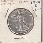 1944 D Walking Liberty Half Dollar 90% Silver ungraded *combine shipping* 4
