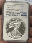 2018-S $1 PROOF American Silver Eagle Coin NGC PF70 Early Releases