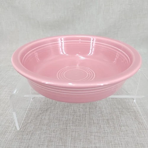 Fiesta Retired Rose Classic Rim Cereal Bowl 6 7/8"  19 oz Excellent Condition