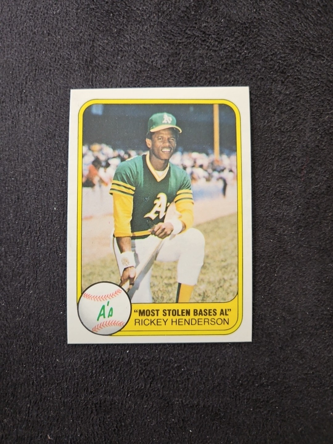 ⚾1981 Fleer #351 Rickey Henderson⚾Near Mint⚾