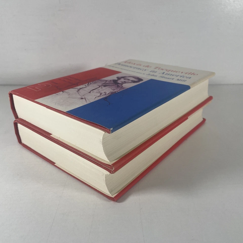 Alexis de Tocqueville Democracy in America 2 Volume Set Schocken Hardcover Foto 3 de 3