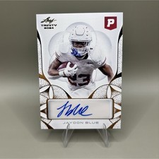 Leaf 2024 Trinity Jaydon Blue Football Autograph #BA-JB2 Sports Card