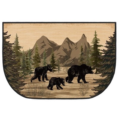 Fireplace Hearth Rug Fireplace Mats Cabin Southwestern Fireproof Fire Resista...
