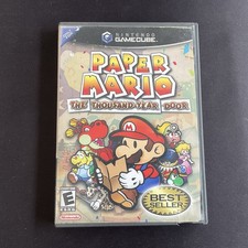 Paper Mario The Thousand-Year Door Nintendo GameCube Original Case Only