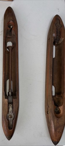 Telaio tessile tessitura navette volanti grandi 18" lotto di 2 - Foto 2 di 3