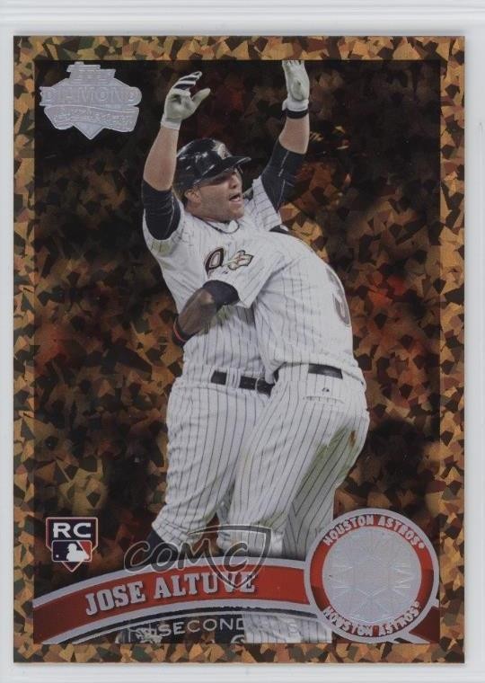 2011 Topps Update Cognac Diamond Anniversary Jose Altuve #US132 4f5